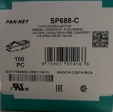 Panduit SPS688-C (TX-6 PLUS Shielded Modular Plugs, 100-pack picture