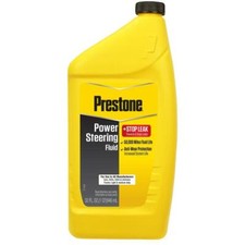 Prestone Power Steering Fluid Plus Stop Leak, 32 oz Anti-wear, 50,000 Mile picture