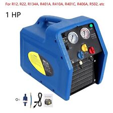 1 Horsepower Refrigerant Recovery Machine Dual Cylinder 110V AC Recycling HVAC picture