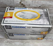 Medline Eudermic MP High-Risk Powder-Free Latex Exam Gloves 2 Boxes Size: SMALL picture
