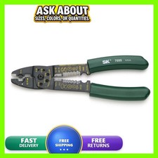SK Tools USA Up-Front Cutter/Stripper/Crimper Pliers, 8.5