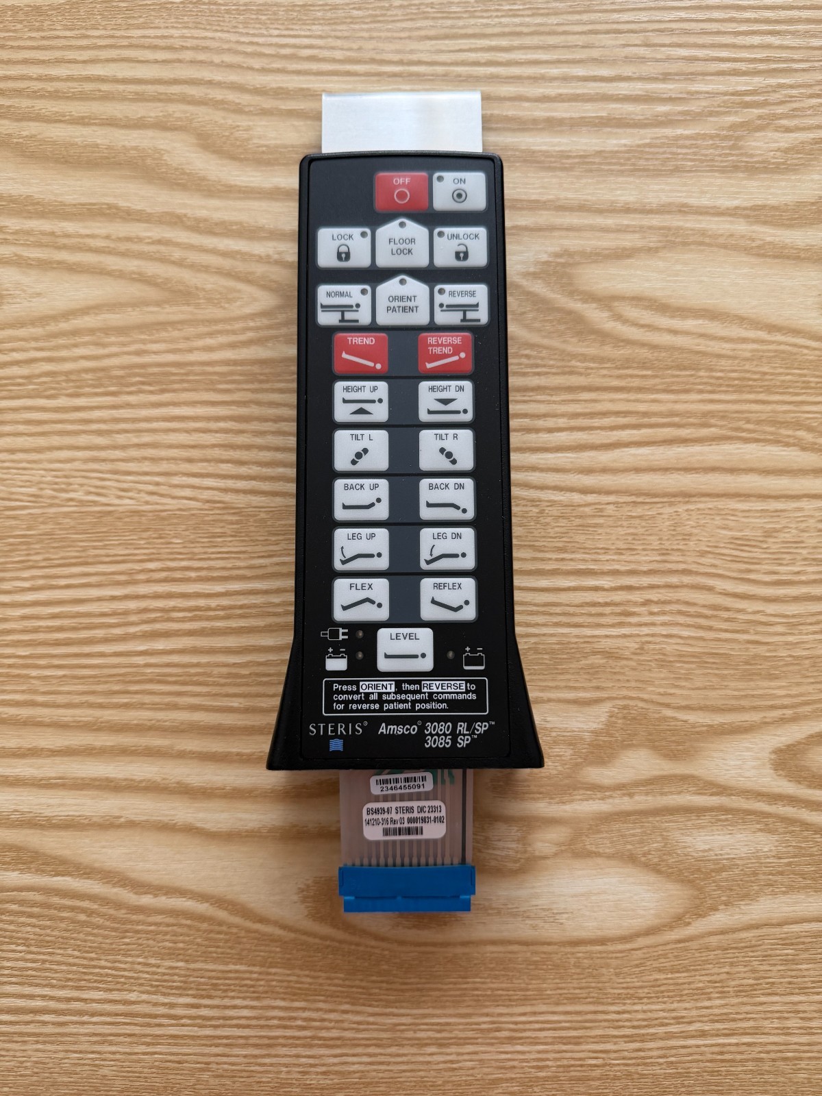 STERIS AMSCO 3080 RL/SP 3085 SP HAND CONTROLL FRAME (ONLY) NEW STERIS AMSCO 3080 RL/SP 3085 SP HAND CONTROLL FRAME (ONLY) NEW