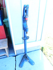 Vintage Cast Iron Die Press Manual Metal-Nax Model 58 Foot Lever Machinist SHIPS picture