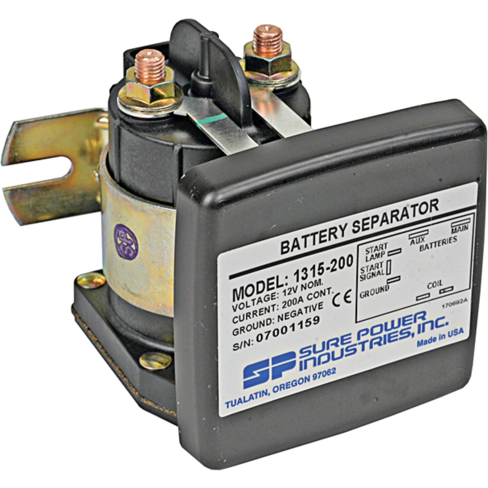 Separator For Sure Power 1315-200, 1315-200B; SUR-1315-200 Separator For Sure Power 1315-200, 1315-200B; SUR-1315-200