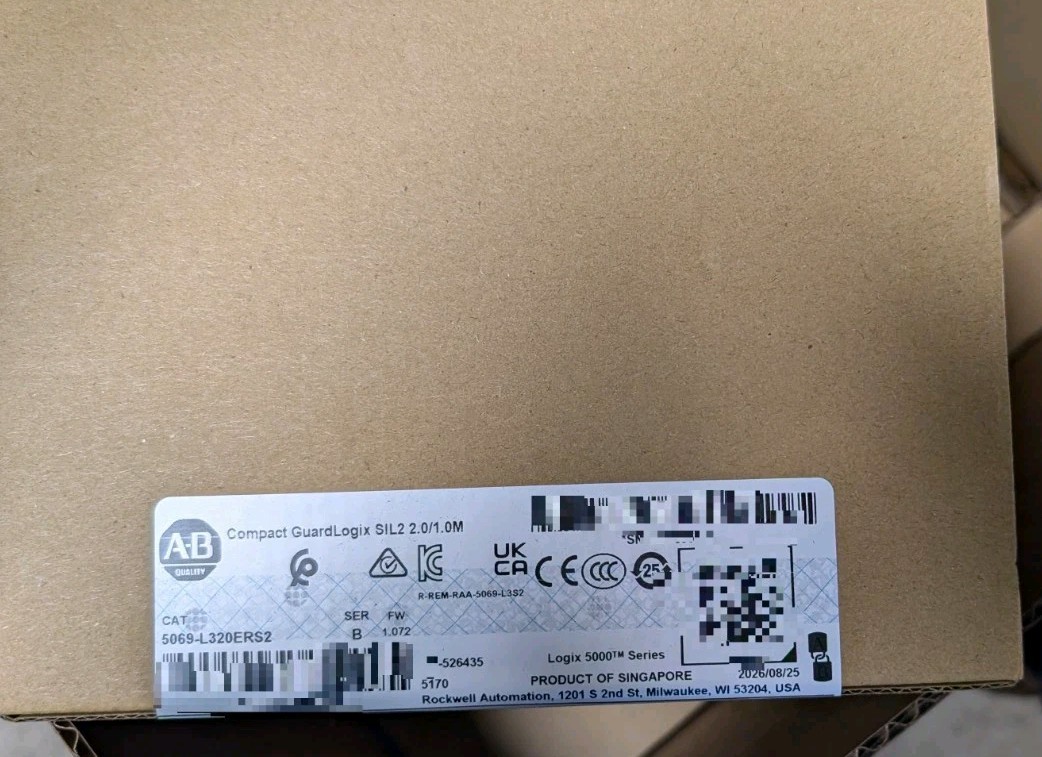 New Sealed AB 5069-L320ERS2 CompactLogix 5380 PLC 2.0/1.0M Controller New Sealed AB 5069-L320ERS2 CompactLogix 5380 PLC 2.0/1.0M Controller