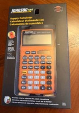 Johnson Supply Calculator for Home Improvement Preprogrammed Trade Functions NIB picture