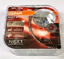 SET OF(2)OSRAM 64150NL HCB 448NL H1 12V 55w Night Breaker Laser Lamp Bulb P14.5s picture