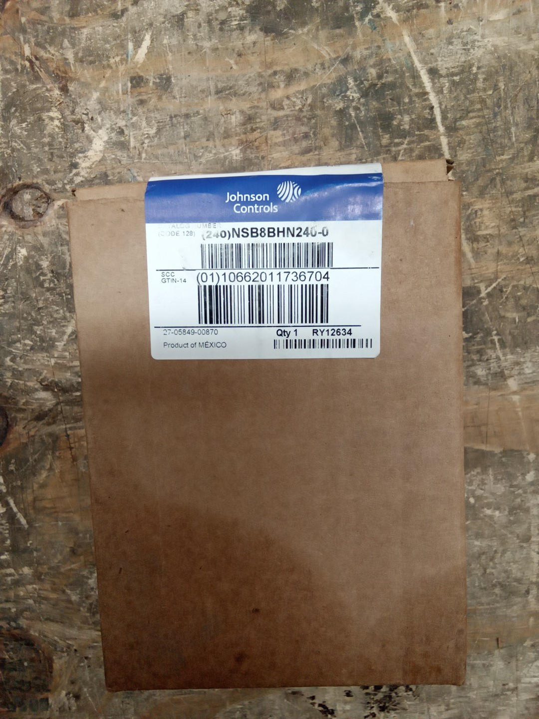 JOHNSON CONTROLS NSB8BHN240-0 (Sealed Box) JOHNSON CONTROLS NSB8BHN240-0 (Sealed Box)