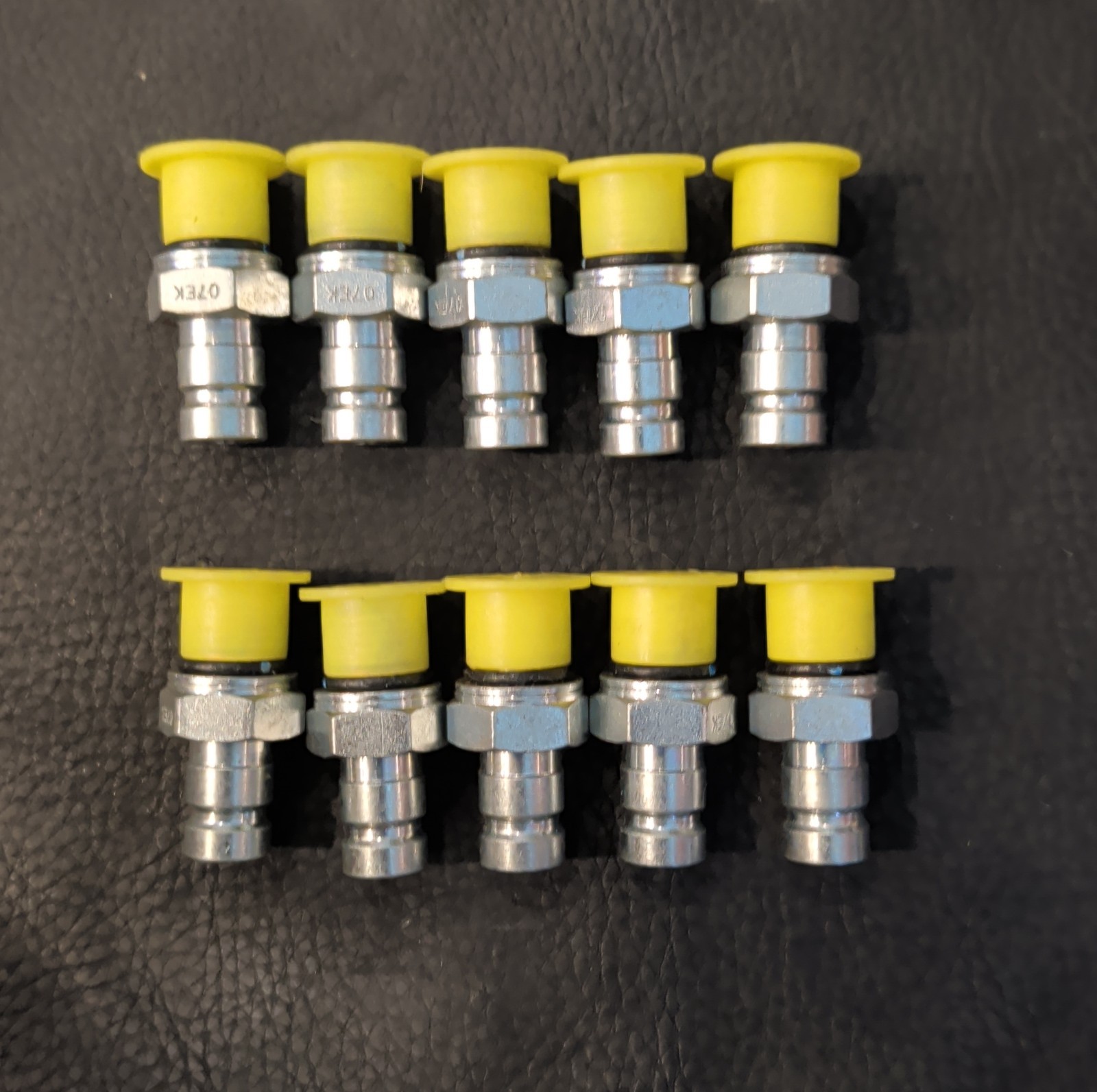 QTY 10 Parker PD361 Test Port Quick Coupling Nipple Male Diagnostic 9/16-18 QTY 10 Parker PD361 Test Port Quick Coupling Nipple Male Diagnostic 9/16-18