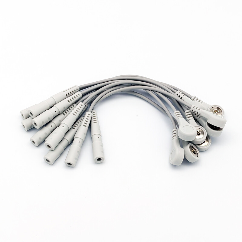 10/set ECG/EKG Banana 4.0mm Plug to Snap Adapter for Medical Leadwire Electrodes 10/set ECG/EKG Banana 4.0mm Plug to Snap Adapter for Medical Leadwire Electrodes
