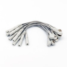 10/set ECG/EKG Banana 4.0mm Plug to Snap Adapter for Medical Leadwire Electrodes picture