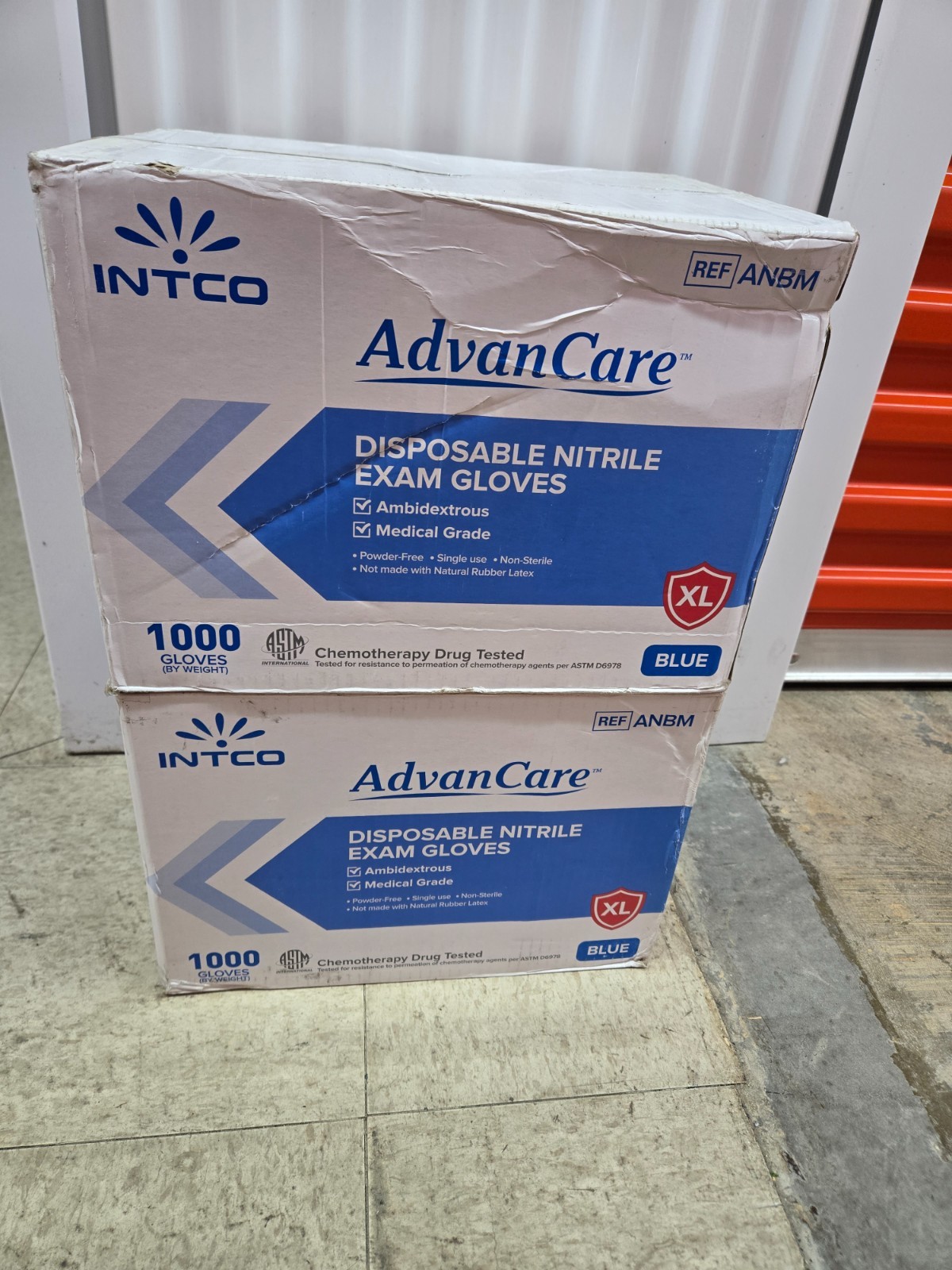 Intco Advan Care Nitrile Gloves, 2000 PCS, Powder Free, Extra Large, ANBM10017 Intco Advan Care Nitrile Gloves, 2000 PCS, Powder Free, Extra Large, ANBM10017