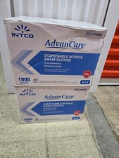 Intco Advan Care Nitrile Gloves, 2000 PCS, Powder Free, Extra Large, ANBM10017 picture