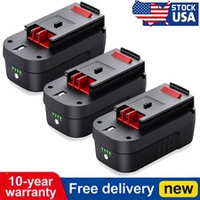 3X HPB18 7.0AH 18V HPB18-OPE 244760-00 18 VOLT Li-ion BATTERY FOR BLACK + DECKER picture