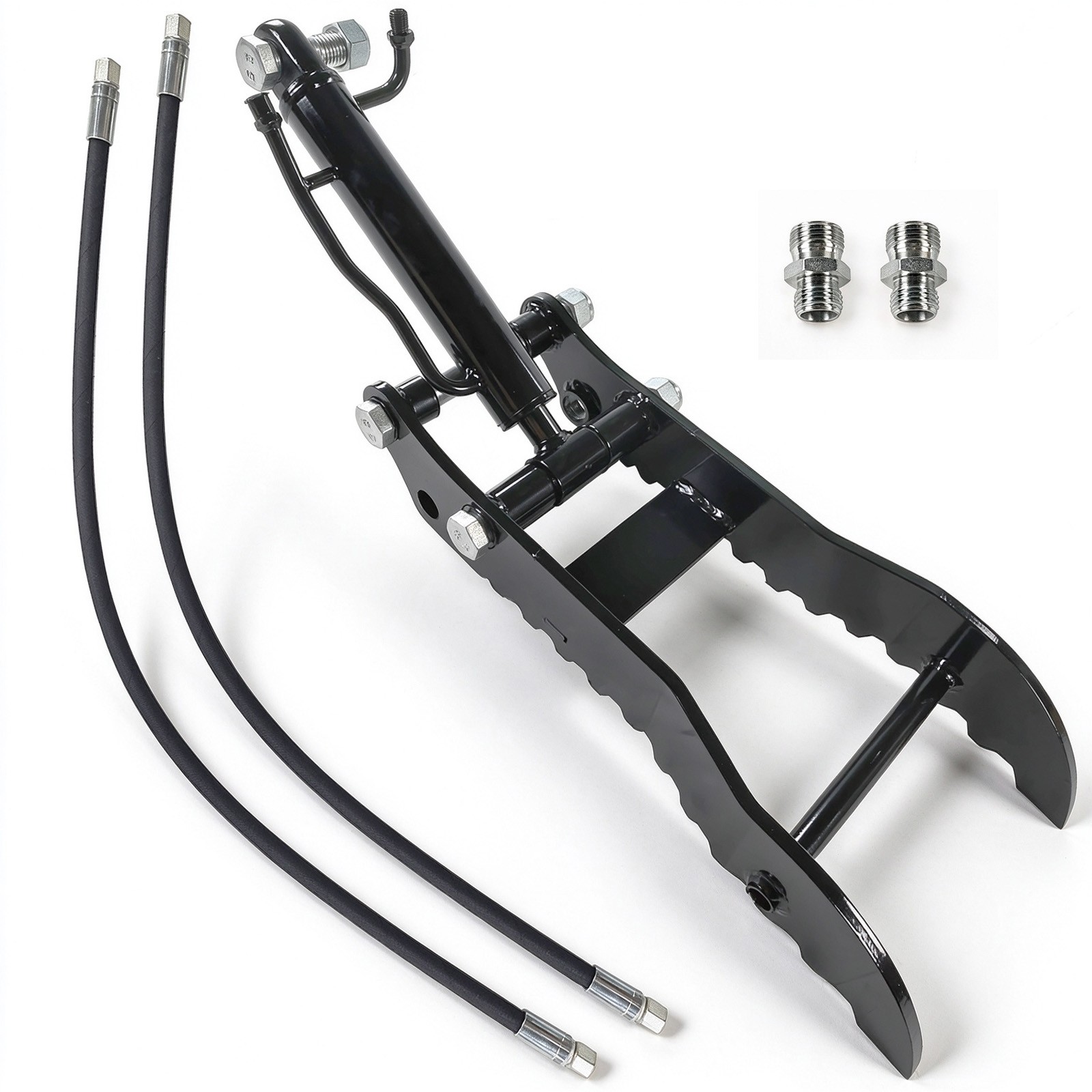 Hydraulic Thumb for 0.8-1.5T Mini Excavator, No L-Bracket, M14-M16 Adapters