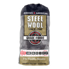 Steel Wool 0000 12 pad Fine Grade Rhodes, American Final Finish Super Fine picture
