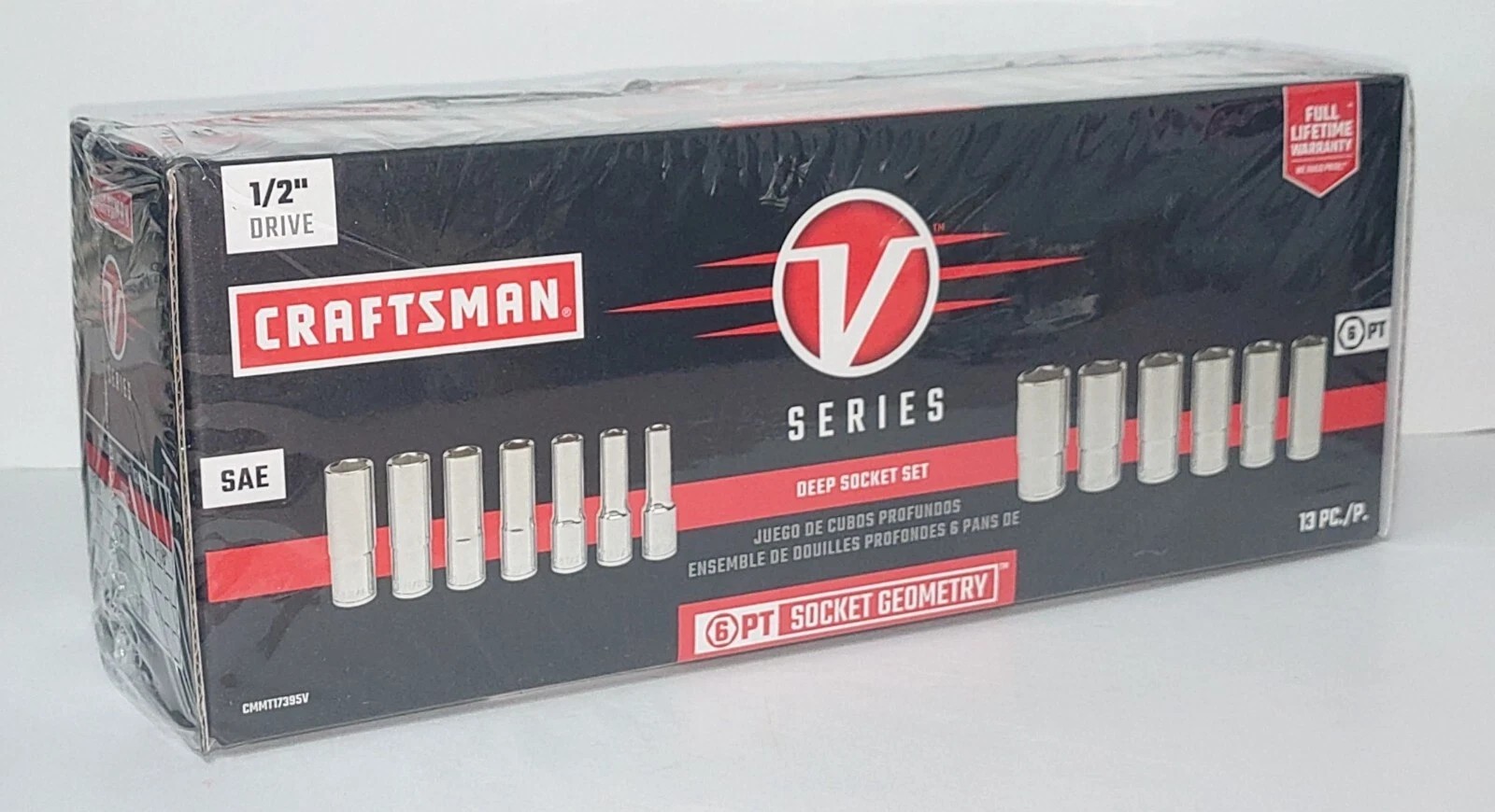 CRAFTSMAN V-Series 13pc Deep SAE Socket Set 1/2\ CRAFTSMAN V-Series 13pc Deep SAE Socket Set 1/2\
