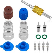 R12 to R134A Conversion kit, AC Retrofit Fitting Adapter Kit,R12 R22 to R134A... picture