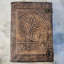 New Handmade 600 Pages Large Tree Of Life Leather Journal, Diary, Rustic Book picture