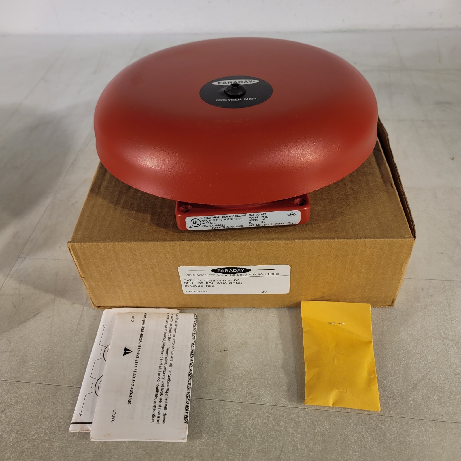 Vintage Faraday 4771B-10-14-24-DC 10\