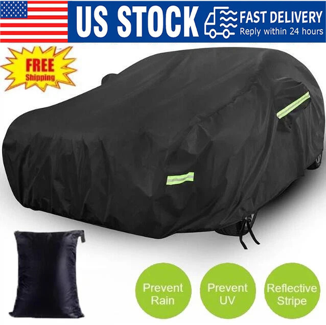 Heavy Duty Waterproof Full Car Cover All Weather Protection Outdoor Dustproof Heavy Duty Waterproof Full Car Cover All Weather Protection Outdoor Dustproof