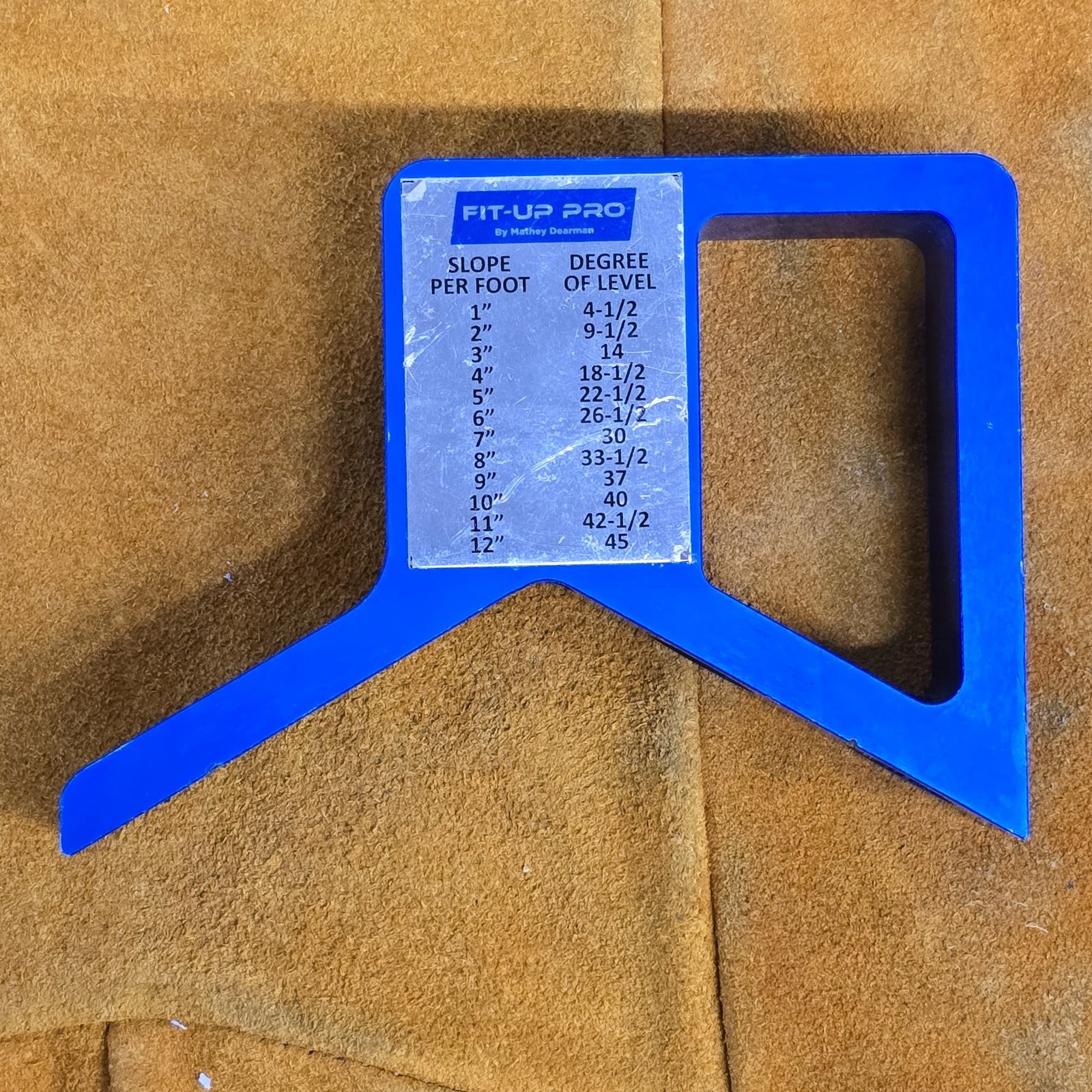 Fit-Up Pro by Mathey Dearman D206 Pipe Fitting Layout Tool Angle Level Fit-Up Pro by Mathey Dearman D206 Pipe Fitting Layout Tool Angle Level