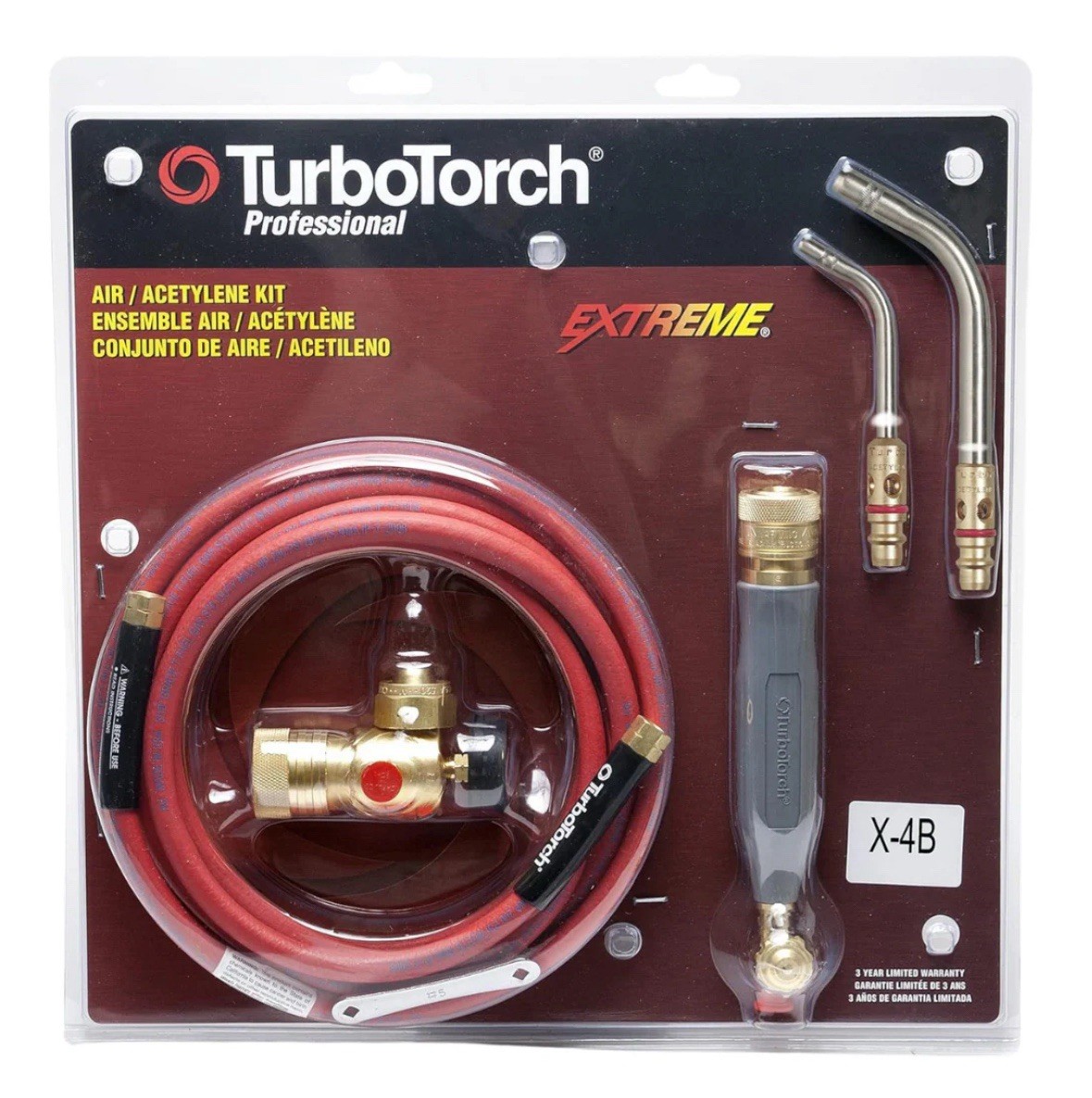 Genuine Turbotorch Extreme X-4B 0386-0336 Air Acetylene Torch Kit Genuine Turbotorch Extreme X-4B 0386-0336 Air Acetylene Torch Kit