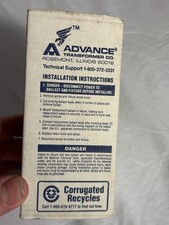 Advance LC1420C LC-14-20-C Fluorescent Ballast 120V F20T12 Preheat NOS picture