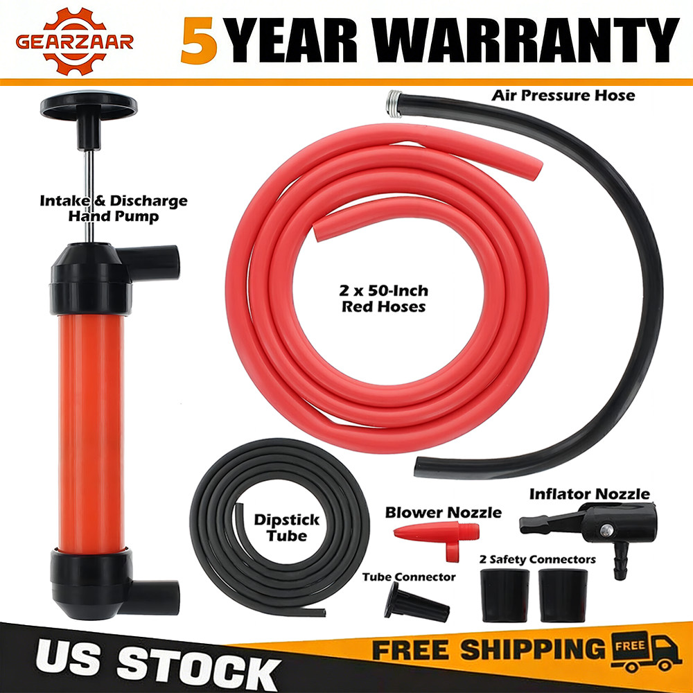 Multi-Use Liquid Transfer Siphon Hand Pump Kit Fuel Diesel Oil Kerosene Water Multi-Use Liquid Transfer Siphon Hand Pump Kit Fuel Diesel Oil Kerosene Water