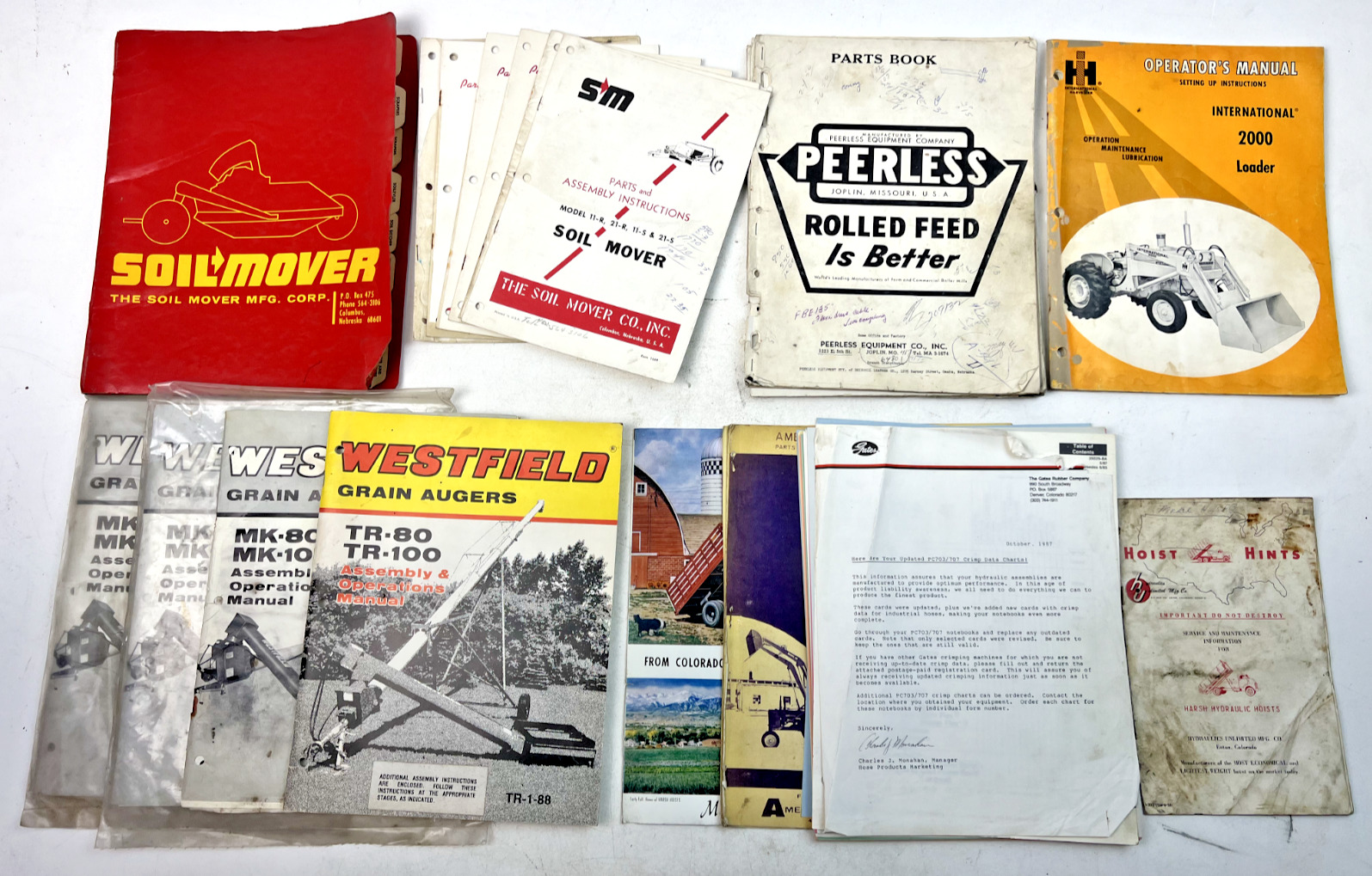 Vintage Farm Equipment Service Manuals - Lot of 22