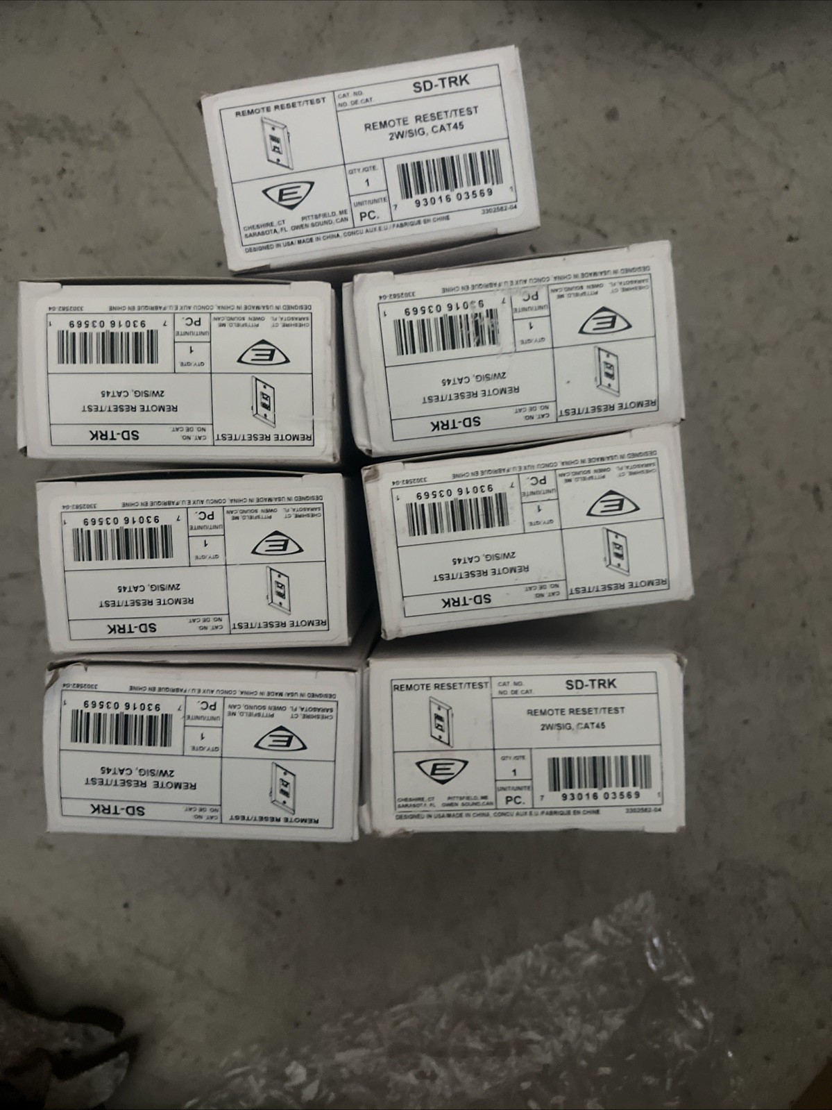 Lot Of 7 Edwards SD-TRK Lot of 2 Signaling Remote Reset Test Station New Lot Of 7 Edwards SD-TRK Lot of 2 Signaling Remote Reset Test Station New
