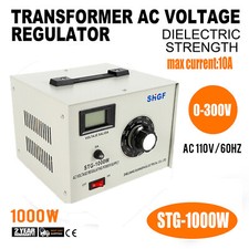 1000W 0-300V Variac Auto Transformer AC Variable Voltage Regulator Metered USA picture