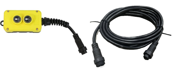 KTI 2 Button Pendant & Cord Hydraulic Dump Trailer Controller - Power UP & DOWN KTI 2 Button Pendant & Cord Hydraulic Dump Trailer Controller - Power UP & DOWN