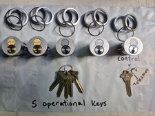 5x Schlage FSIC Mortise Housing W/ 6 Pin Cores W/Keys & CONTROL Key 1 Bit (LS30) picture