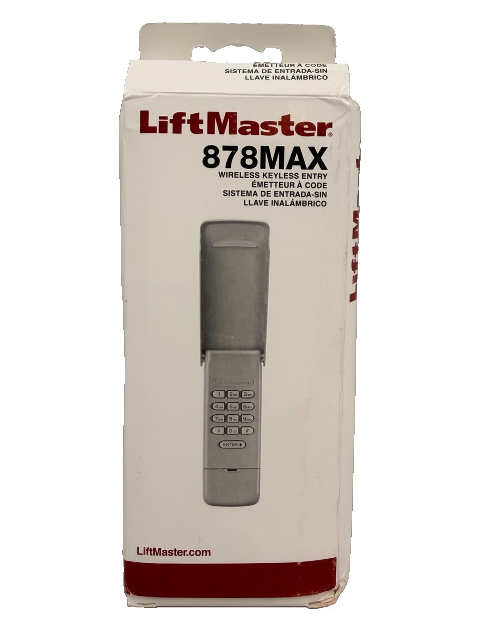 LiftMaster Wireless Garage Door Keypad Keyless Entry System 878MAX | Brand New LiftMaster Wireless Garage Door Keypad Keyless Entry System 878MAX | Brand New