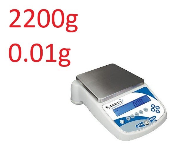 Symmetry COLE-PARMER PT-2202i Precision Top Loading Balance Scale 2200g x 0.01g