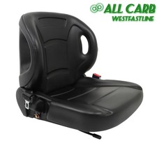 NEW MOLDED FOR TOYOTA FORKLIFT SEAT WITH SEATBELT & SWITCH w/Adjustable Backrest picture