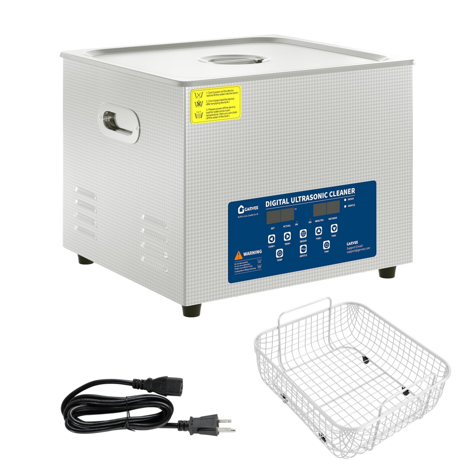 30L Ultrasonic Cleaner Timer Heating Machine Digital Industrial Sonic w/ Timer 30L Ultrasonic Cleaner Timer Heating Machine Digital Industrial Sonic w/ Timer