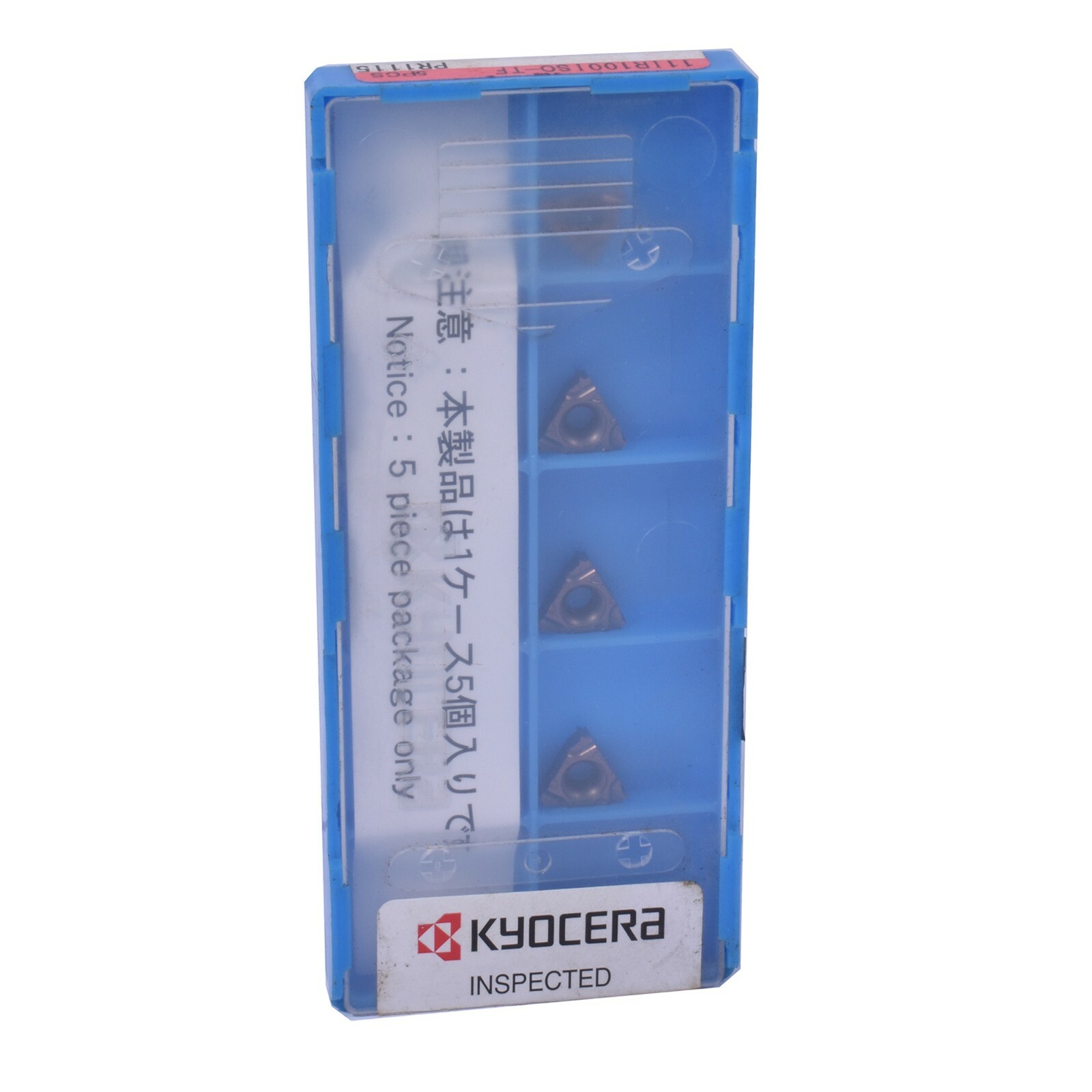 KYOCERA 11IR100ISO INTERNAL THREADING CARBIDE INSERT PR1115 5PC STEELS KYOCERA 11IR100ISO INTERNAL THREADING CARBIDE INSERT PR1115 5PC STEELS