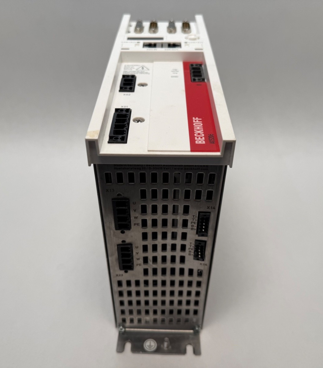 Beckhoff AX5206-0000-0202 Servo Drive 1 Phase 100-240VAC or 3 Phases 100-480VAC Beckhoff AX5206-0000-0202 Servo Drive 1 Phase 100-240VAC or 3 Phases 100-480VAC