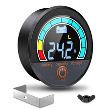 Battery Capacity Voltage Meter, 12V 24V 48V 60V 84V IP68 Waterproof LCD Battery picture