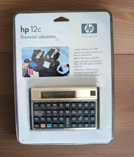 HP 12C Financial Calculator New in Sealed Package with Manuals Mint NOS picture