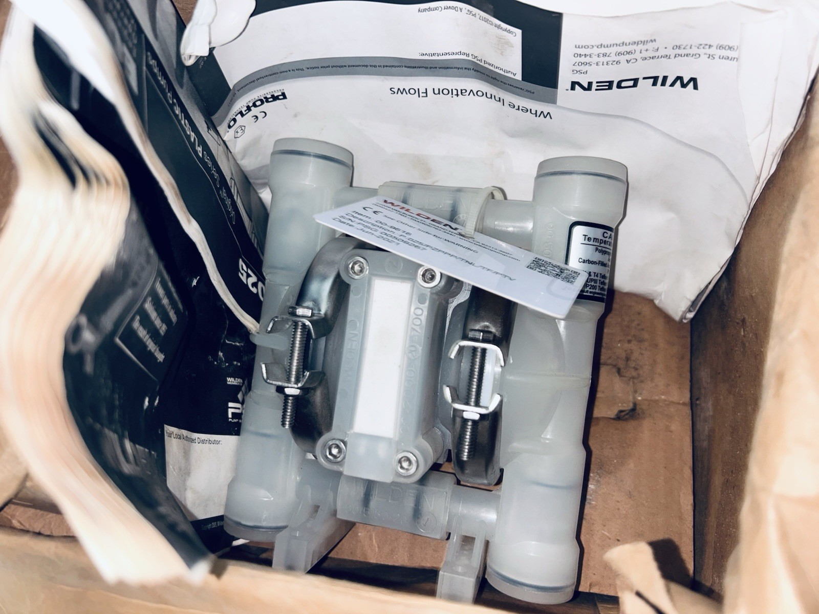 NEW - Wilden AODD Pump - P.025 - 00-9616 - 6 mm (1/4 NEW - Wilden AODD Pump - P.025 - 00-9616 - 6 mm (1/4
