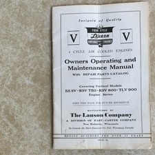 Lauson 4-cycle Portable Engines; Operating And Maint. Manual: Vertical Models picture