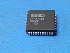 (1 PC) NQ80C24 SEEQ Ethernet Transceiver, 1-Trnsvr, CMOS, PLCC44 picture