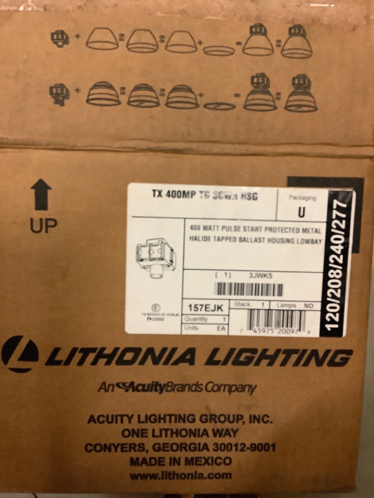 Lithonia Lighting 157EJK TX 400MP TB SCWA HSG