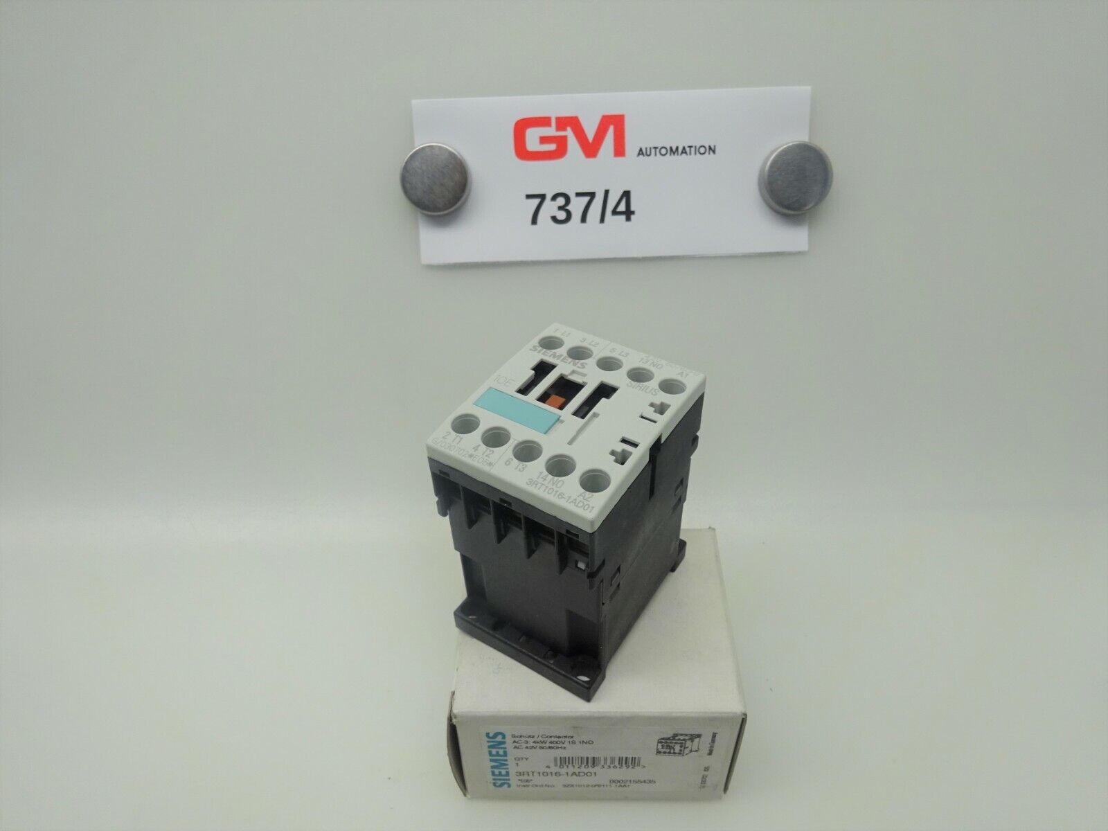 Siemens Circuit Breaker 3RT1016-1AD01 Power Contactor Voltage 42V Boxed