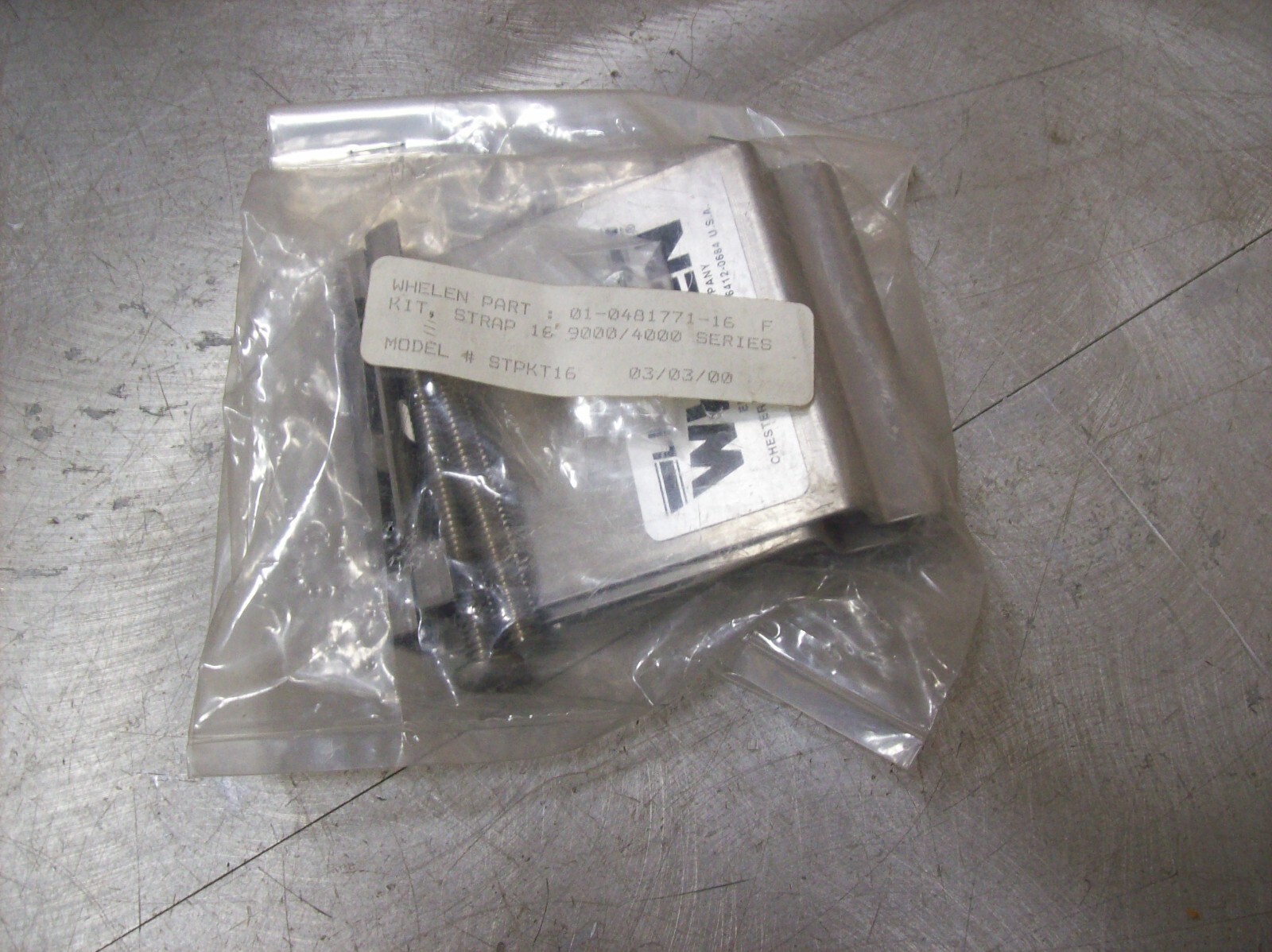 Whelen Genuine Strap Kit 01-0481771-16 Whelen Genuine Strap Kit 01-0481771-16