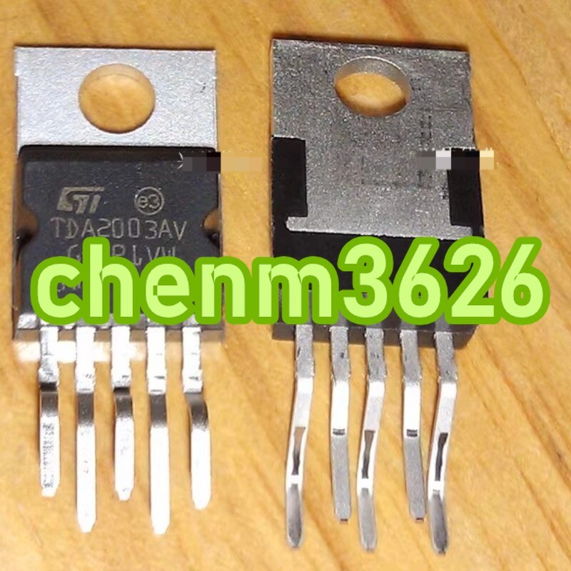 10PCS TDA2003 TDA2003A TDA2003AV in-line TO220-5 audio amplifier IC chip #YT