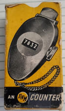 VINTAGE METAL HAND HELD TALLY COUNTER NOS IN BOX - ENM BRAND picture